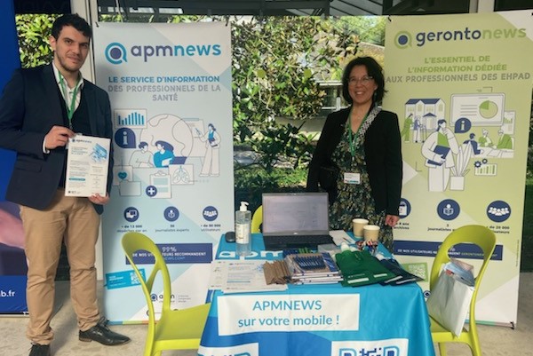 Les équipes d&rsquo;APMnews et Gerontonews sont à l&rsquo;ADH